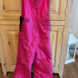 Vibrant Pink Kids One Piece Snowsuit